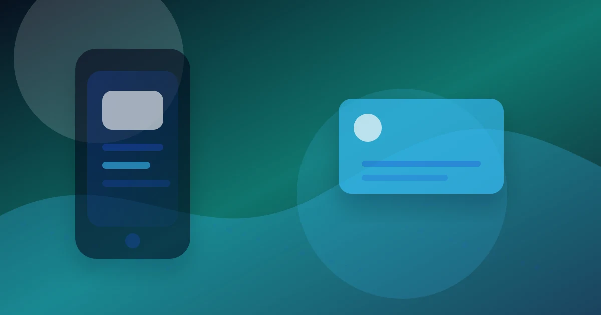 Visual editorial de banca diaria con composicion mobile-banking para Pagos Tarjeta Bizum Sin Limite
